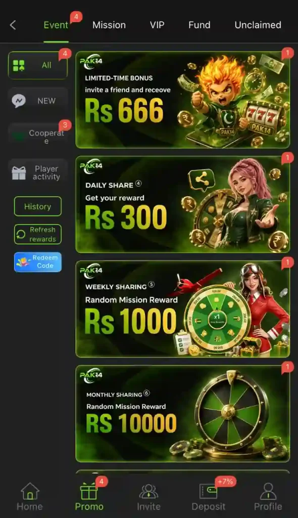 New Bonuses & Promotions